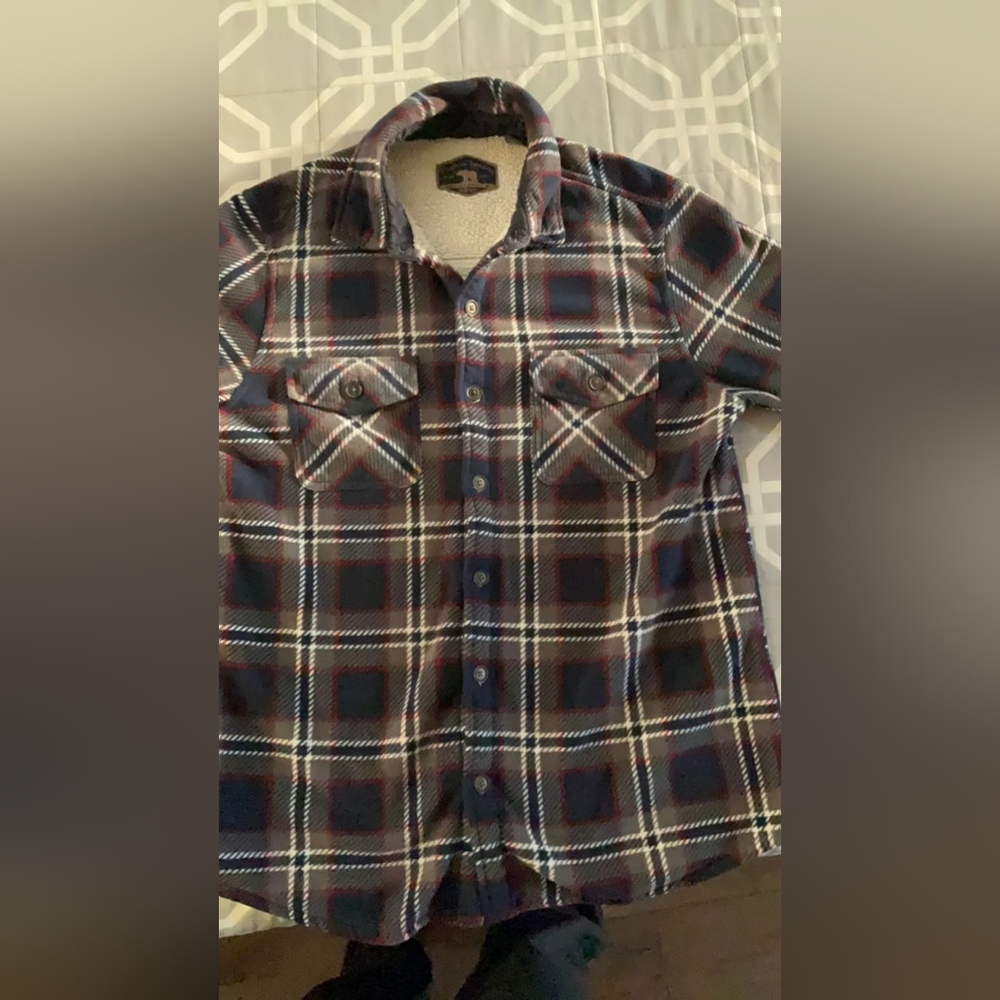 Flannel sweater